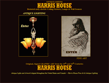 Tablet Screenshot of harrishouseart.com